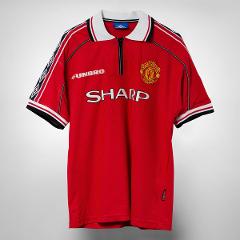 David Beckham 7 Manchester United 1998-1999 Umbro Home Retro J...