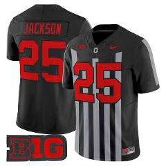 Bo Jackson Jersey #25 Ohio State Buckeyes Throwback Limited St...