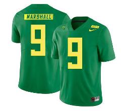 Oregon Ducks #9 Byron Marshall NCAA College Football Jersey Green