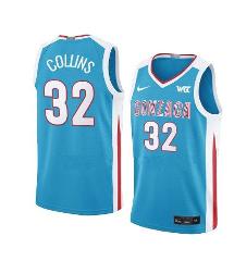 #32 Zach Collins Jersey Gonzaga Bulldogs College Basketball Je...