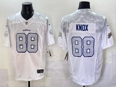 Mens Dawson Knox #88 Football Replica Jersey White