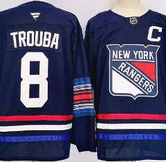 Jacob Trouba Jersey #8 New York Rangers Navy