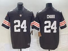 Mens Nick Chubb #24 Limited Player Football Jersey Brown