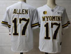 Wyoming Cowboys #17 Josh Allen College Football Jersey White