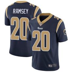 Men's Los Angeles Rams Jalen Ramsay jersey navy blue