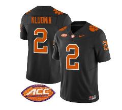 Cade Klubnik Jersey #2 Clemson Tigers Vapor Limited Acc Patch ...