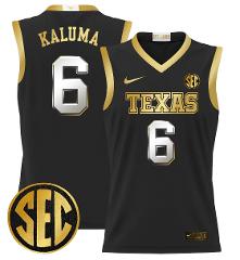 Arthur Kaluma Jersey #6 Texas Longhorns 2024 Lightweight Baske...
