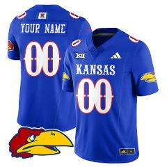 Custom Kansas Jayhawks Football Jersey Name, Number 2025 Limit...