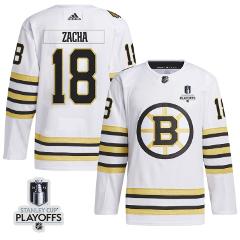 Pavel Zacha 18 Boston Bruins 2024 NHL Playoffs Patch Away Jers...