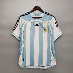 Argentina 2006 Home Retro Jersey  Men