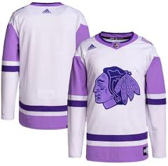 Chicago Blackhawks Hockey Fights Cancer Primegreen Blank Pract...