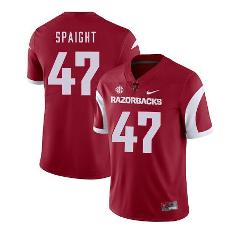 Arkansas Razorbacks #47 Martrell Spaight College Football Jers...