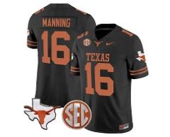 Texas Longhorns Arch Manning 2024 Black Limited Jersey