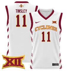 Jamaal Tinsley Jersey #11 Iowa State 2024 Lightweight Basketba...