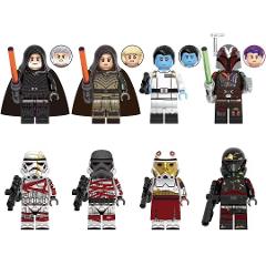 Star Wars Ahsoka, Thrawn, Shin & Baylan 8 Minifigures Lot