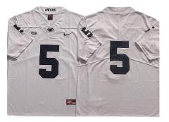 Penn State Nittany Lions #5 White Football Jersey