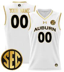 Custom Auburn Tigers Jersey Name, Number 2024 Lightweight Bask...