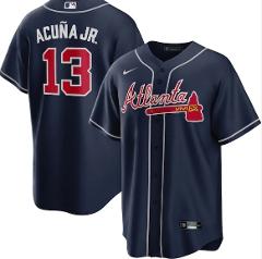 Ronald Acua Jr. Atlanta Braves Big & Tall Jersey Navy