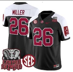 Jam Miller Jersey #26 Alabama Crimson Tide Lynyrd Skynyrd Patc...
