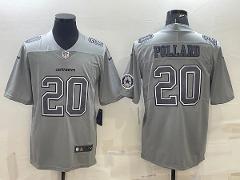 Cowboys #20 Tony Pollard Inverted Jersey Grey Any Size
