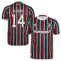 Fluminense German Cano 14 Home 2025-26 Jersey  Red Green