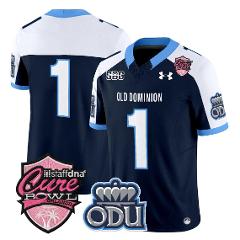 Team Jersey 1 Old Dominion Monarchs 2025 Cure Bowl Limited Sti...