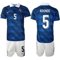 France #5 KOUNDE Jerseys National Team x World Cup 2026 Home O...