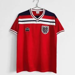 England 1982 Away Retro Jersey  Men Red