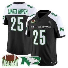 Dakota North Jersey #25 North Dakota Fighting Hawks 2025 Stitc...