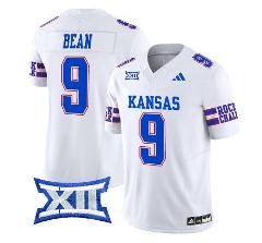 Jason Bean Jersey #9 Kansas Jayhawks 2024 Vapor Football Vapor...