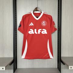 Men's 25/26 Brazil Internacional Home Red Shirt Jersey