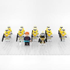 12pcs Star Wars Cal Kestis 13th Iron Battalion Minifigures Toy