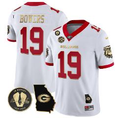 Brock Bowers Jersey #19 Georgia Bulldogs Football Dooley Georg...