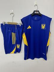 Men's 25/26 Tiger Training Blue sleeveless jersey shirt 3XL