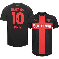 Florian Wirtz 10 Signed Bayer 04 Leverkusen Home Men Jersey  B...