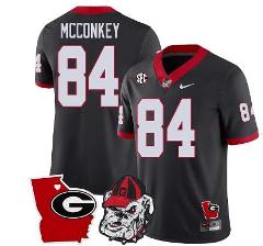 Ladd McConkey Jersey #84 Georgia Bulldogs Georgia State Map Fo...