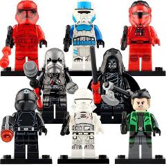 8PCS Star Wars Knights of Ren Sith Jet Troopers Minifigures