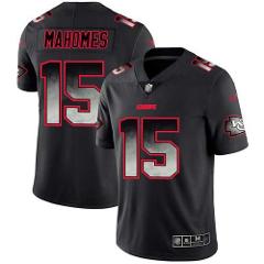 Men's Patrick Mahomes kc Chiefs #15 arch smoke fashion jersey ...