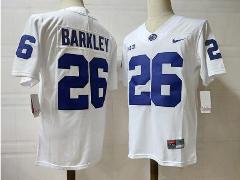 Penn State Saquon Barkley Jersey #26 College Football Game Whi...
