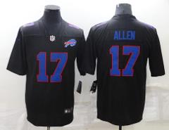 Mens Josh Allen #17 Limited Jersey Black Classic