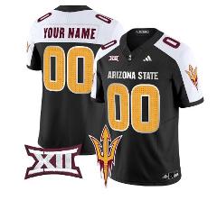 Custom Arizona State Sun Devils Jersey 2024 Vapor Limited Blac...
