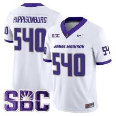 Harrisonburg Jersey #540 James Madison Dukes 2025 Vapor Stitch...