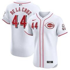 Elly De La Cruz Cincinnati Reds Home Elite Jersey White