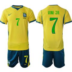 Brazil #7 VINI JR Jersey National Team x World Cup 2026 Home O...