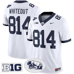 WHITEOUT Jersey #814 Penn State Nittany Lions 2025 Throwback S...