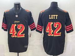 Ronnie Lott #42 Limited Jersey 2025 Rivalries Black