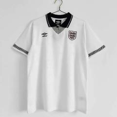 England 1990 Home Retro Jersey  Men White