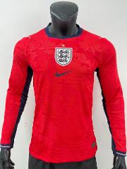 England Away 2026 World Cup Long Sleeve Jersey Player Version