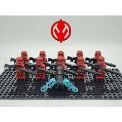 11PCS Star Wars Palpatine Sith Eternal Sith Troopers Minifigures