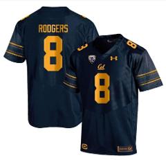 Men's Cal Bears Aaron Rodgers Jersey #8 College 2023 Stitched ...